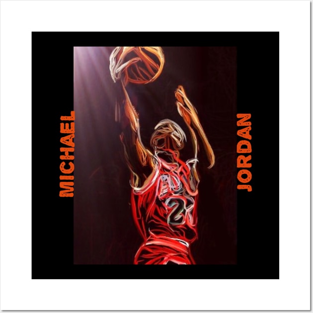 Michael Jordan Wall Art by Abdelshob